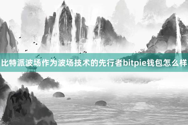 比特派波场作为波场技术的先行者bitpie钱包怎么样