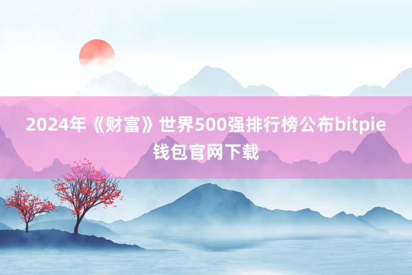 2024年《财富》世界500强排行榜公布bitpie钱包官网下载