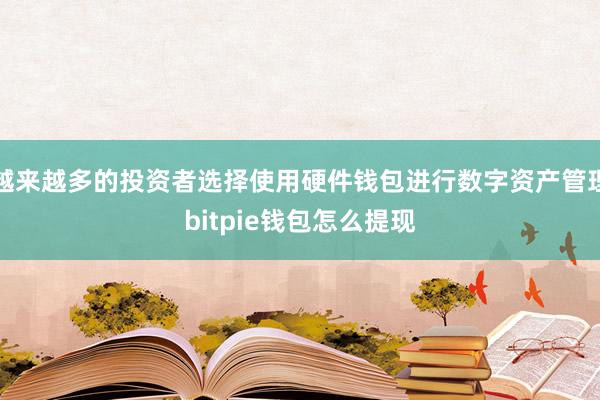 越来越多的投资者选择使用硬件钱包进行数字资产管理bitpie钱包怎么提现