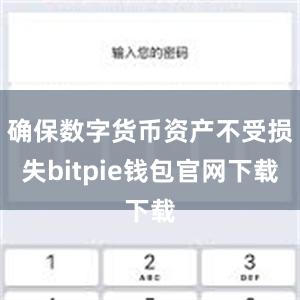 确保数字货币资产不受损失bitpie钱包官网下载