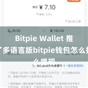 Bitpie Wallet 推出了多语言版bitpie钱包怎么提现