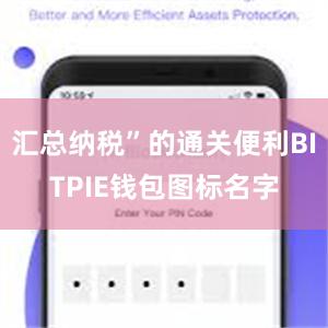 汇总纳税”的通关便利BITPIE钱包图标名字