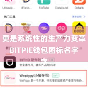 更是系统性的生产力变革BITPIE钱包图标名字