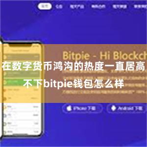 在数字货币鸿沟的热度一直居高不下bitpie钱包怎么样