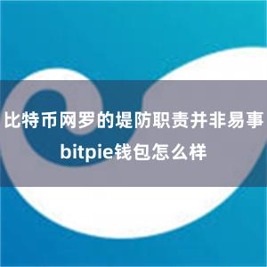 比特币网罗的堤防职责并非易事bitpie钱包怎么样